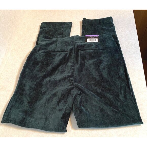Hillary Radley XS Soft Forest Green Velvety Stretch Slim Leg Pants - Picture 3 of 10